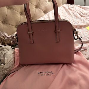 Like New Vintage Kate Spade Cedar Street Maise Satchel Bag Light Blush Pink